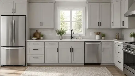 Shaker Dove kitchen cabinets
