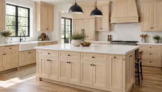 Shaker Unfinished kitchen cabinets